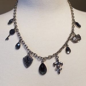 Mardi Gras themed necklace